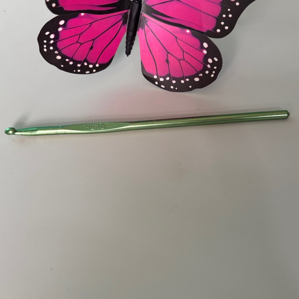 HERO Crochet Hook Size H Germany - Vintage